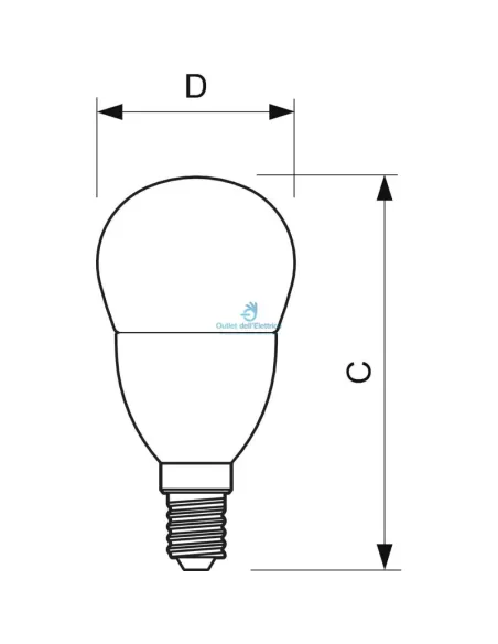 Ampoule LED sphérique Philips MLLUS3XWR 3,5-25 W E14 827
